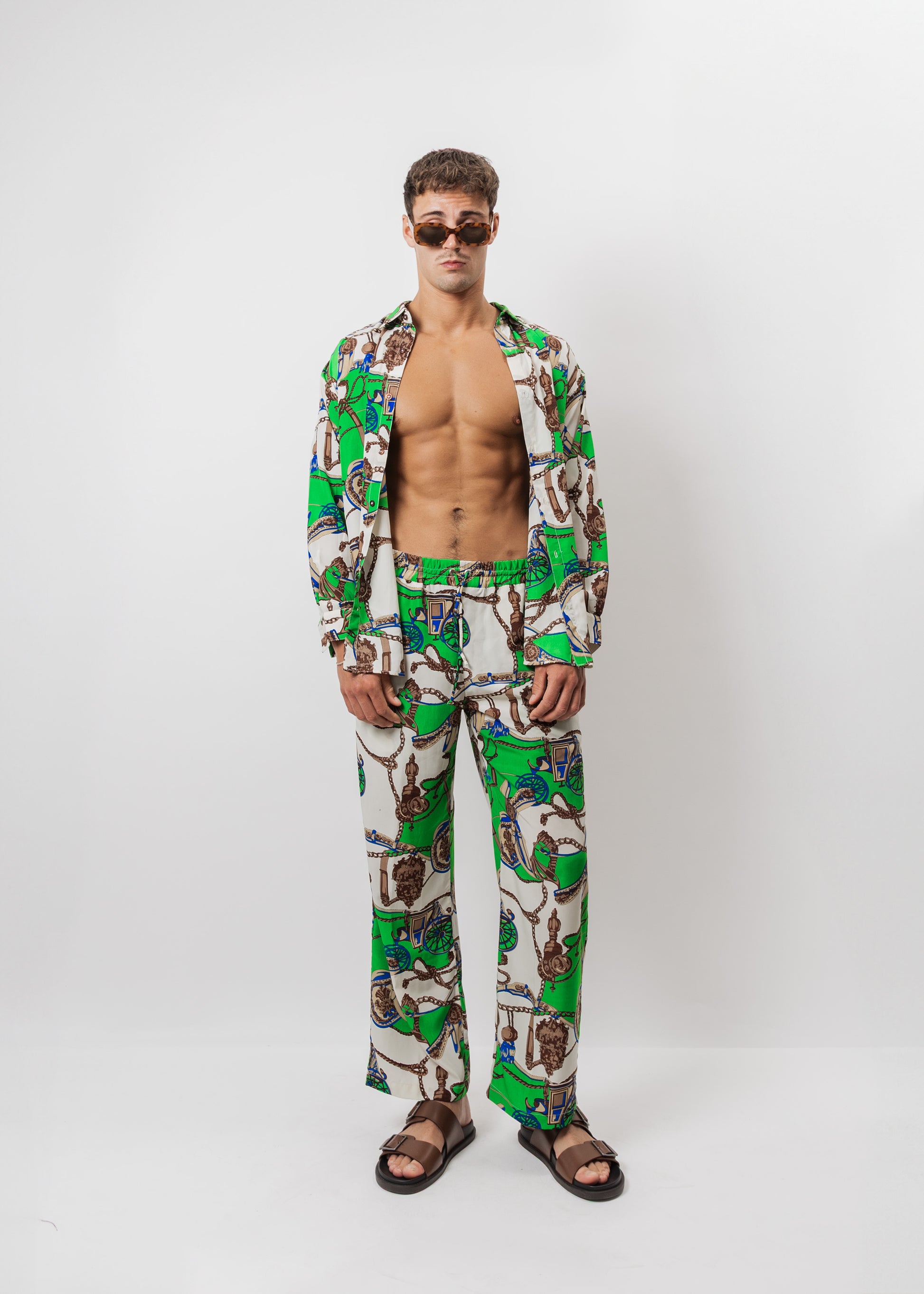 SET COWBOY PRINT VISCOSA