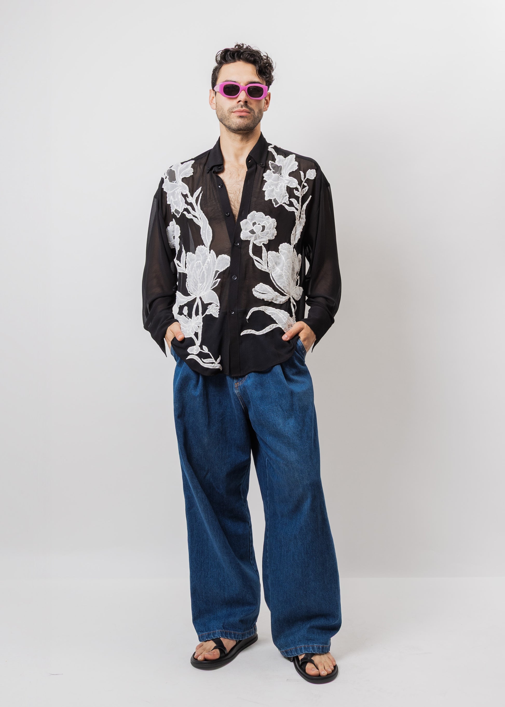 CAMISA GASA CHIFFON VETRATE