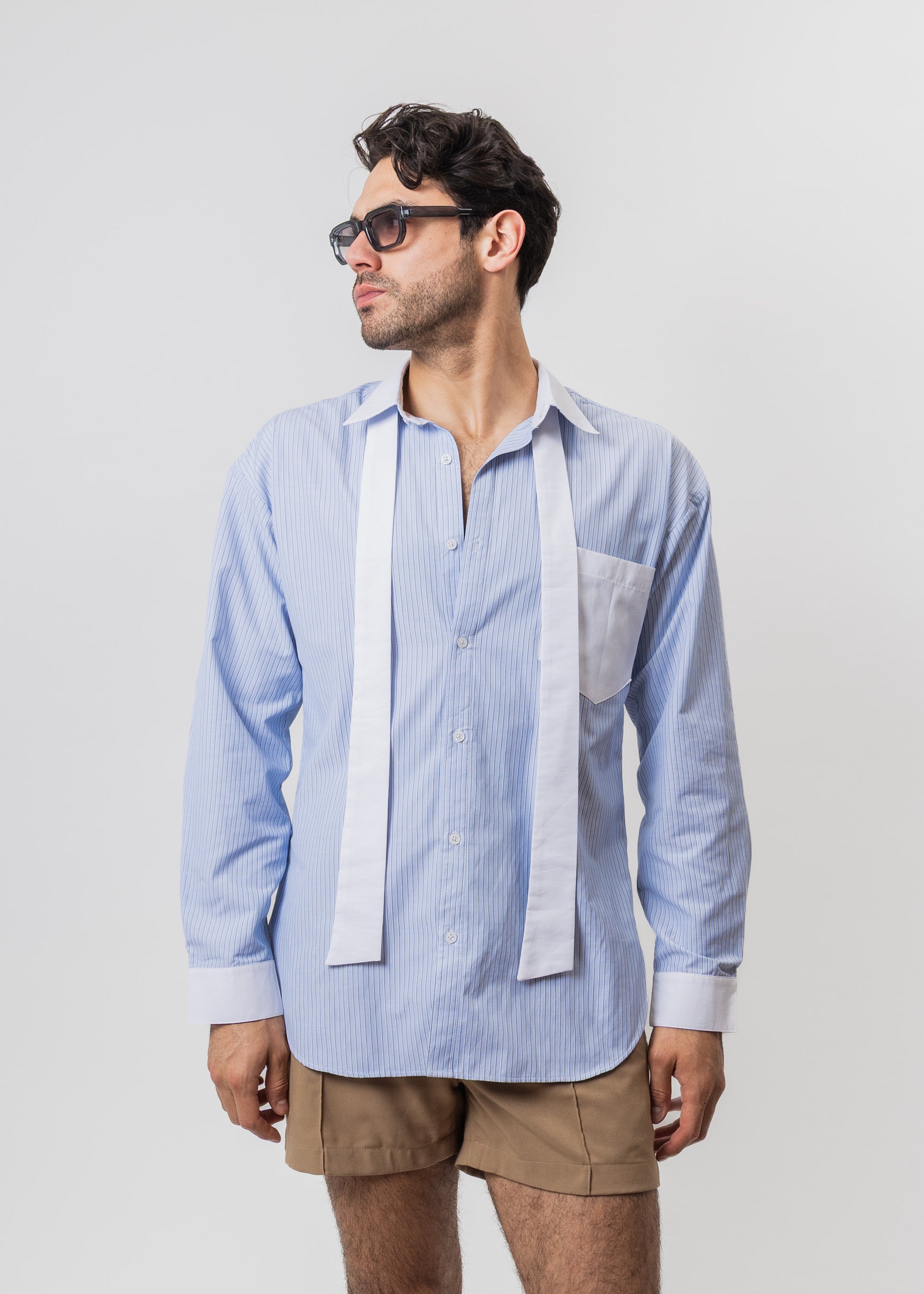 CAMISA  RAYAS PREPPY 100% ALGODÓN