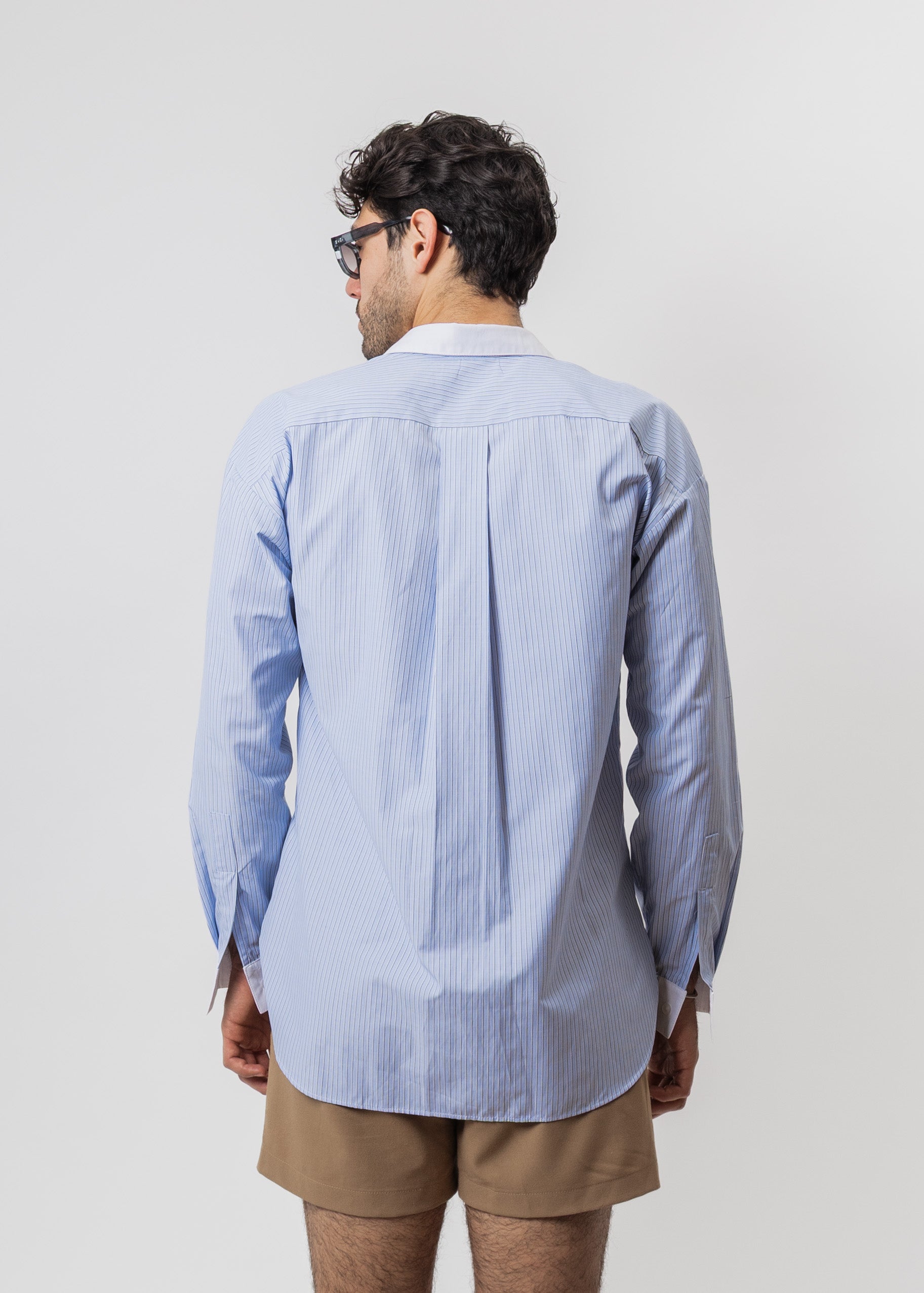 CAMISA  RAYAS PREPPY 100% ALGODÓN