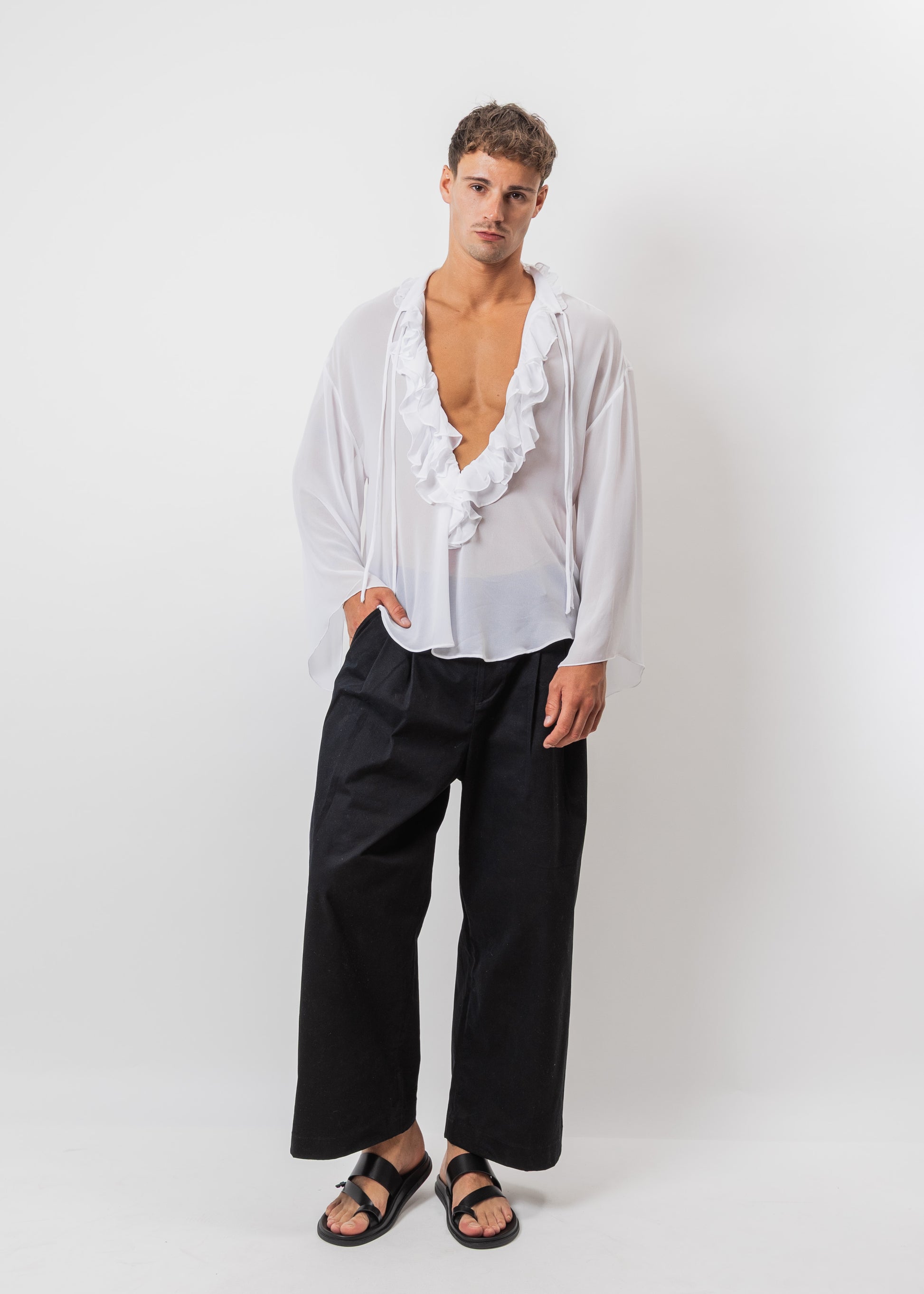 CAMISA GASA ESCAROLA