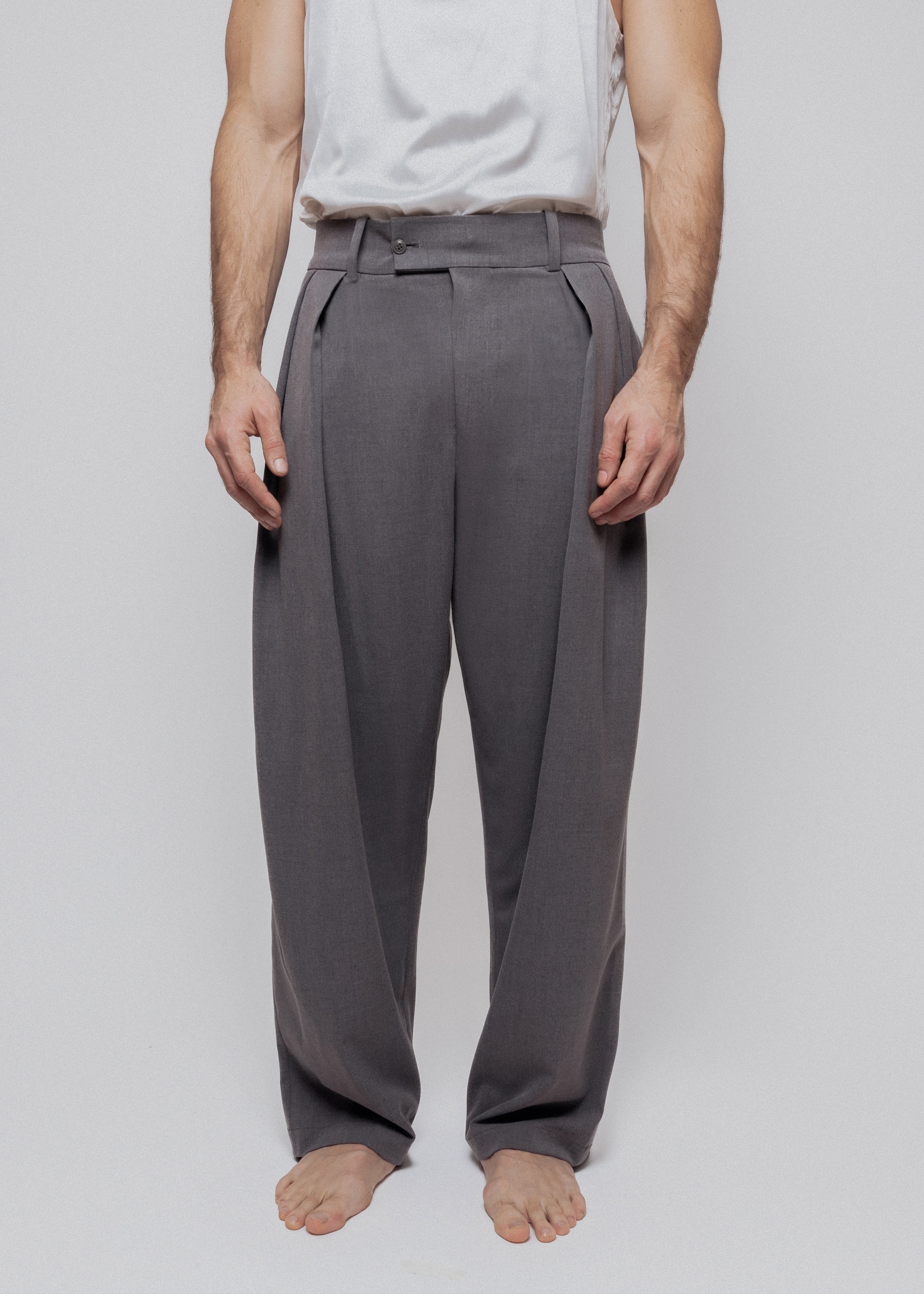 Pantalón Gris Oxford Casimir Pantalon Casimir Supremo – Telas Bayon
