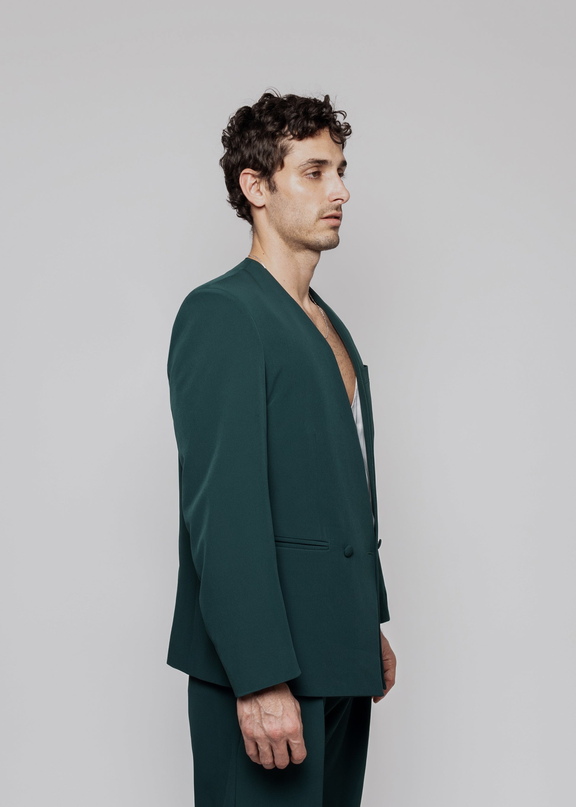 Porte Blazer Verde Botella