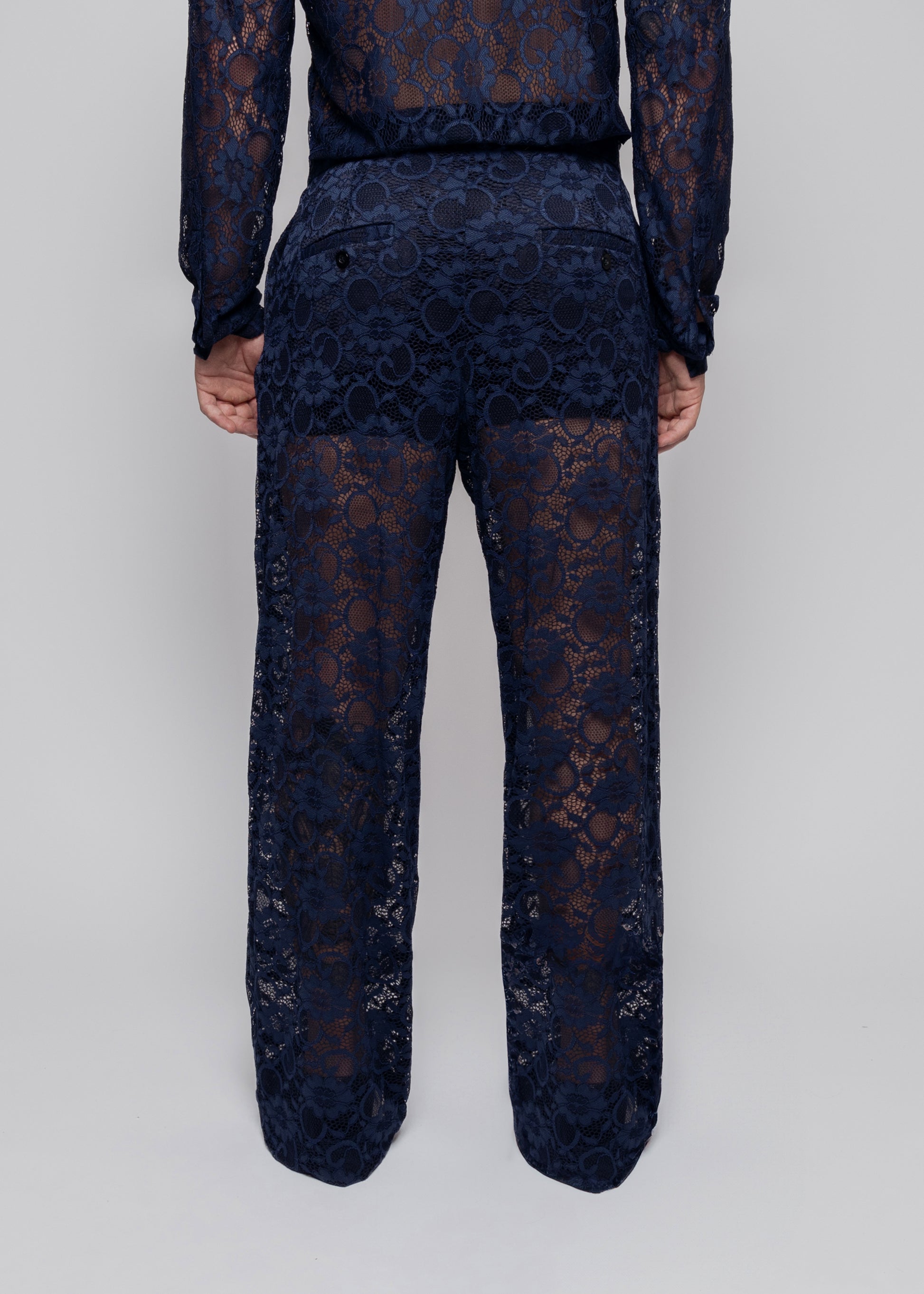 Night Lace Pants Navy