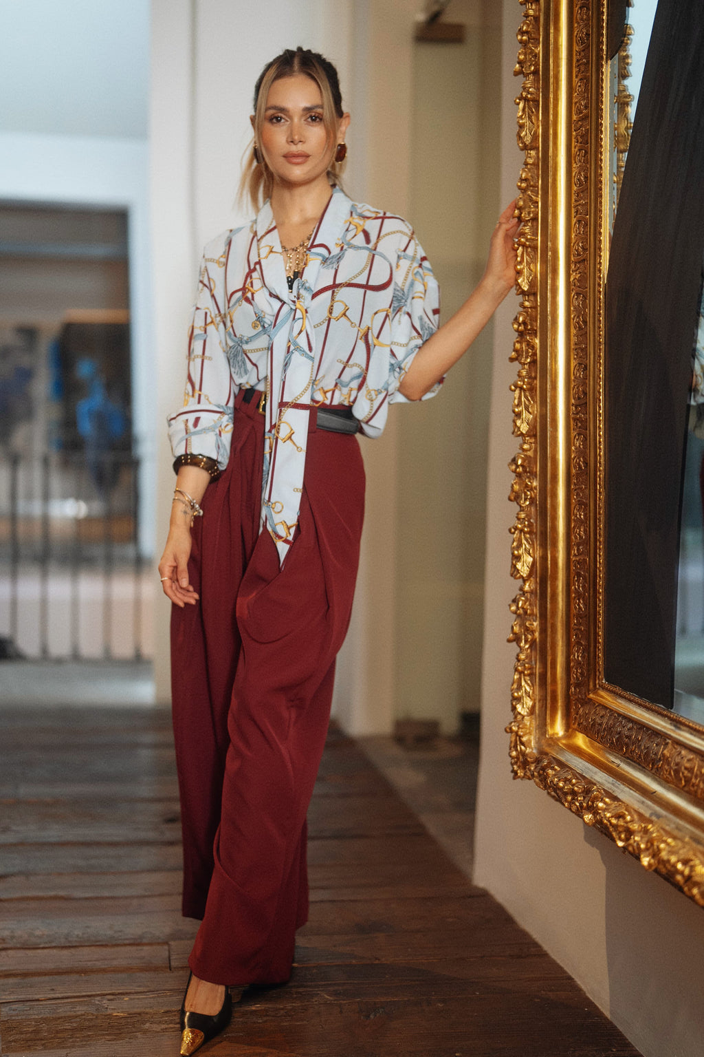 PANTALÓN VINO