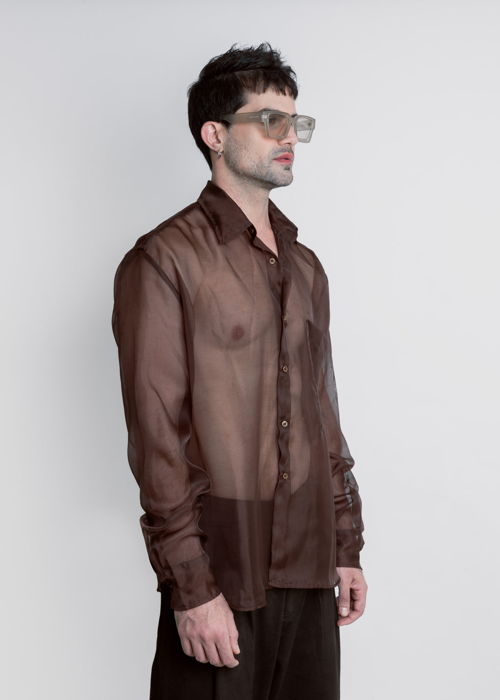 CAMISA ORGANZA OVERSIZE