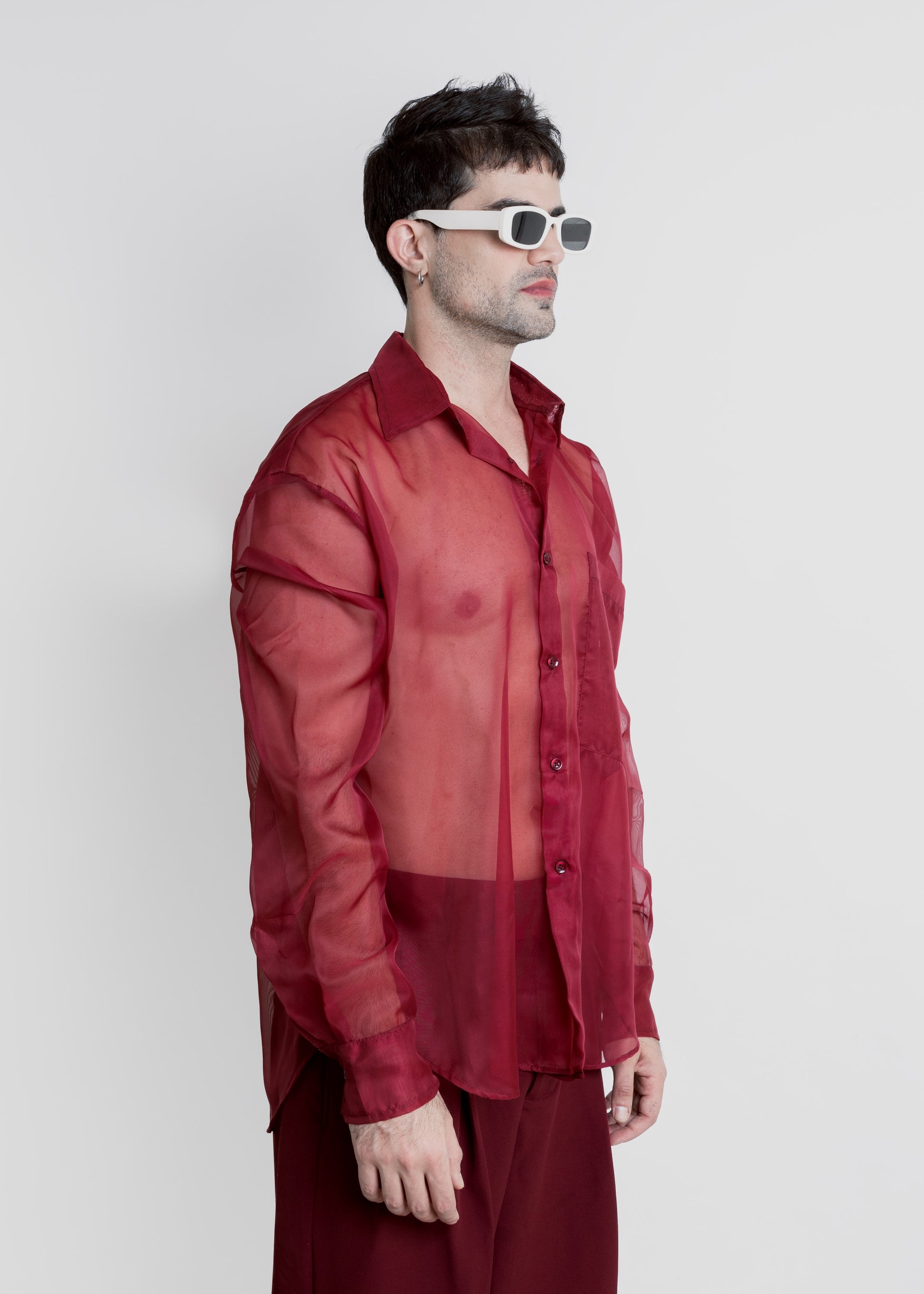 CAMISA ORGANZA OVERSIZE