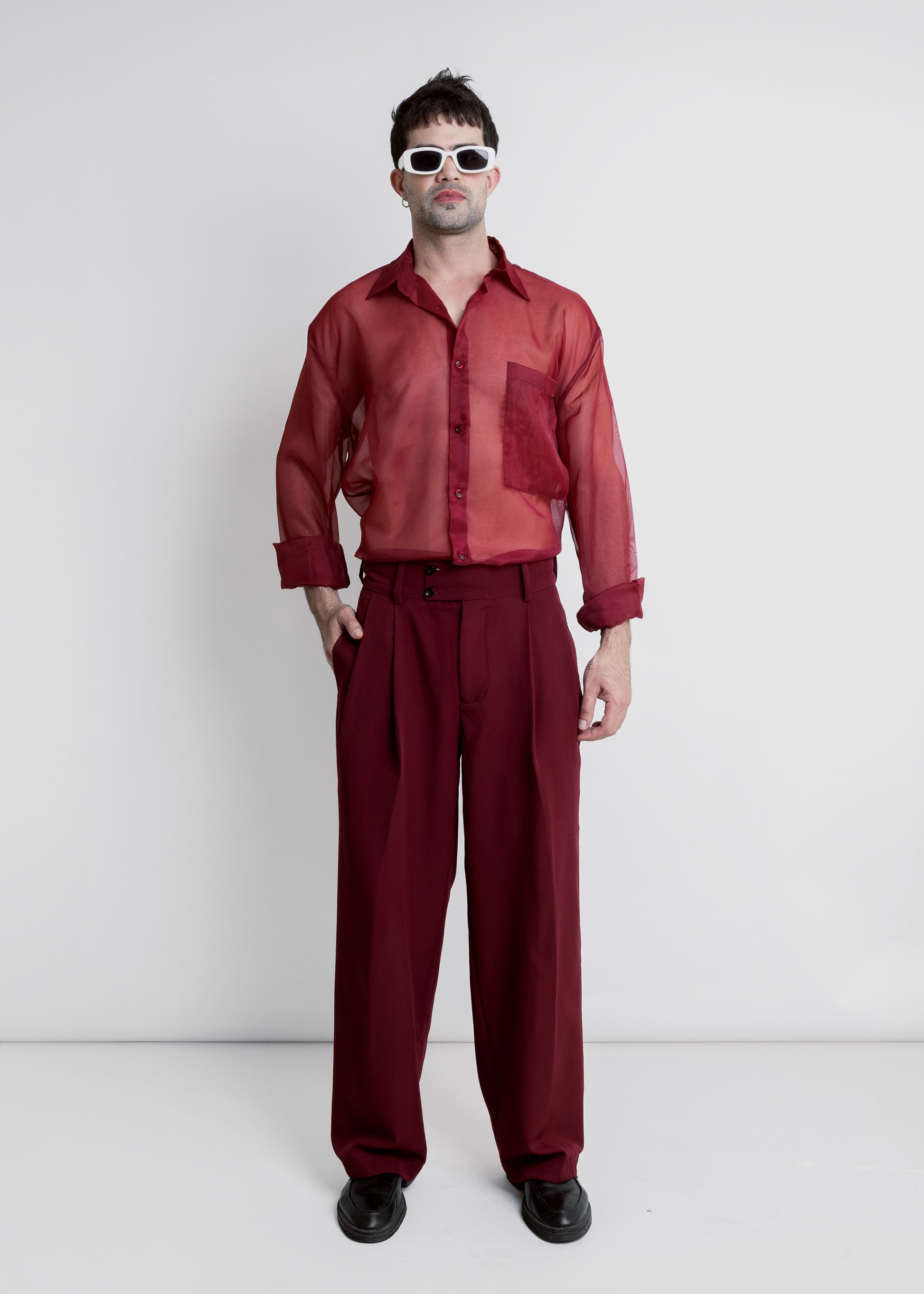 PANTALÓN DRITTO VINO