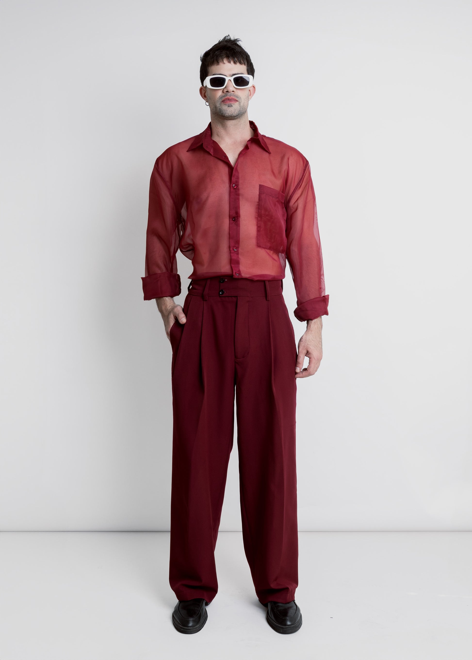 PANTALÓN DRITTO VINO