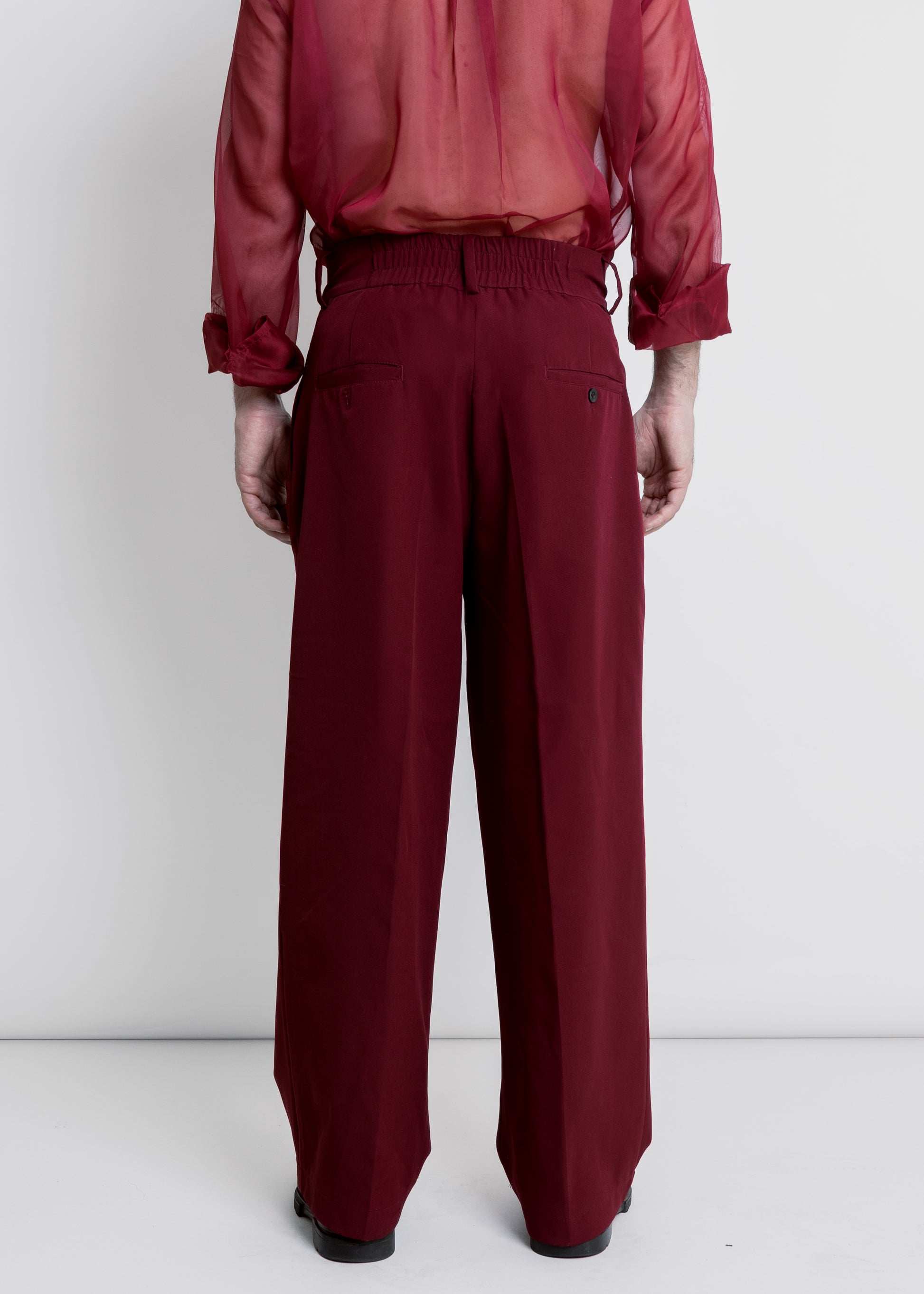 PANTALÓN DRITTO VINO