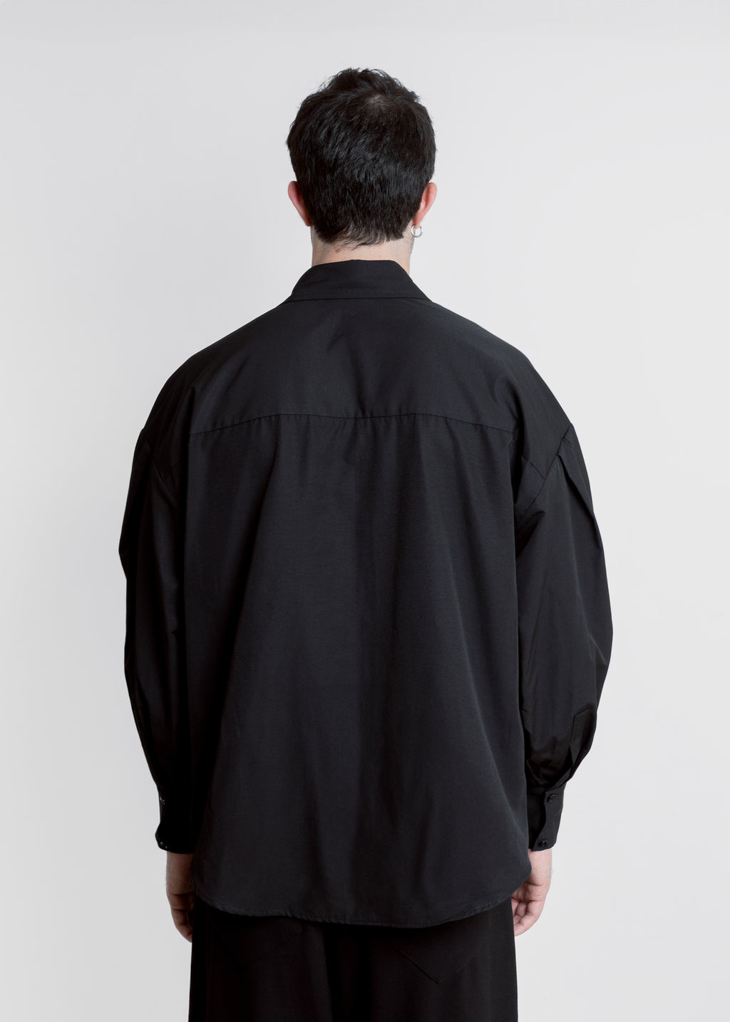 CAMISA MANGA GLOBO CALA NEGRA