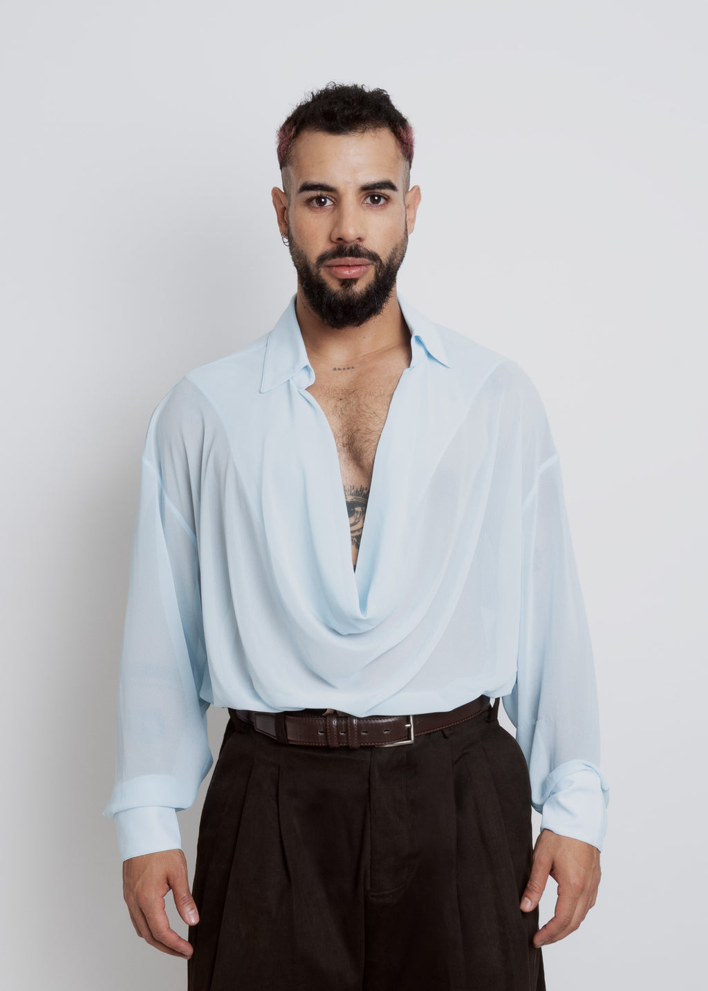 CAMISA GASA PLUMERIA