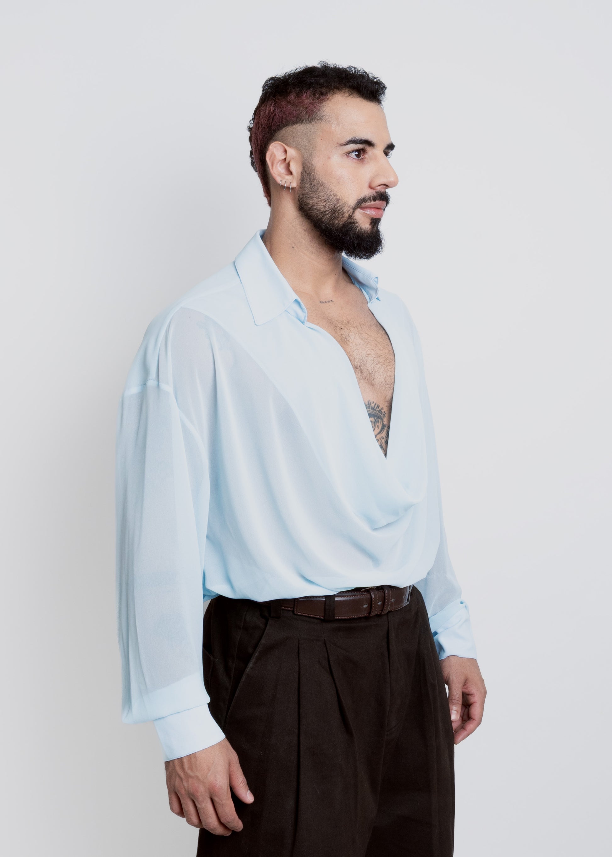 CAMISA GASA PLUMERIA