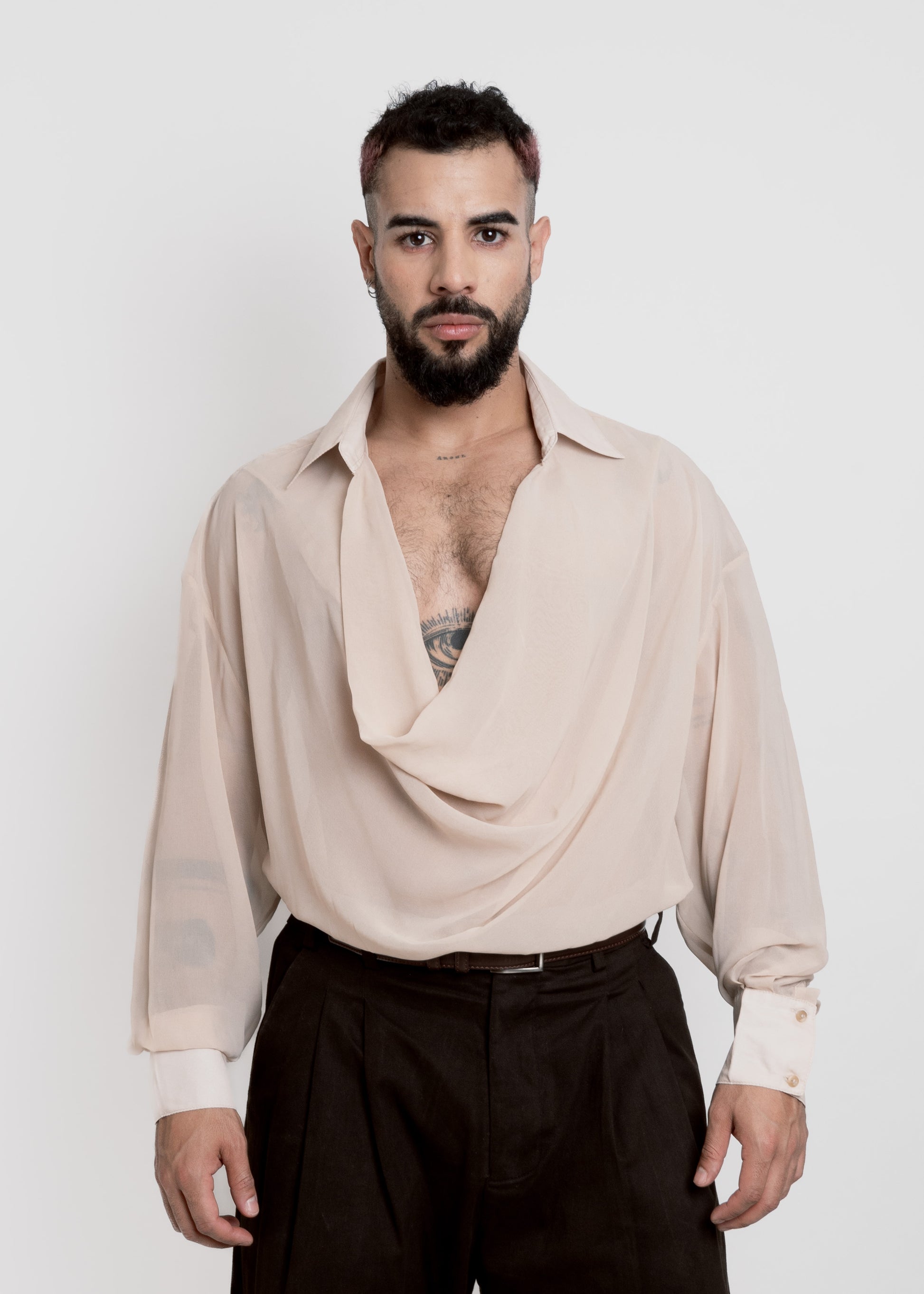 CAMISA GASA PLUMERIA