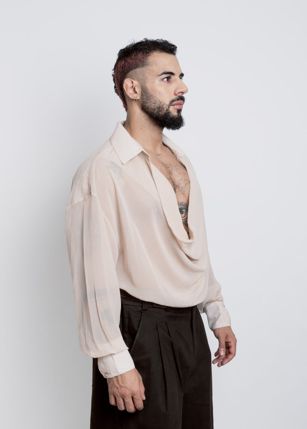 CAMISA GASA PLUMERIA