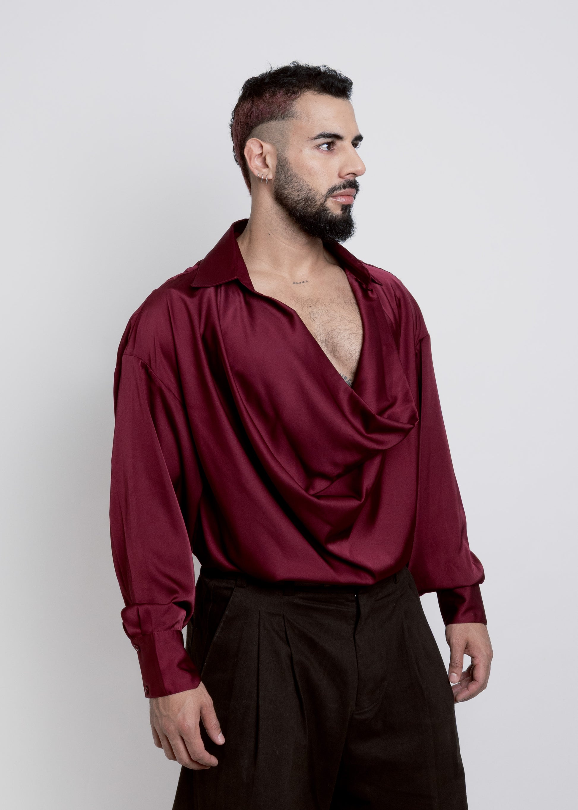 CAMISA SEDA PUENTE BROMELIA