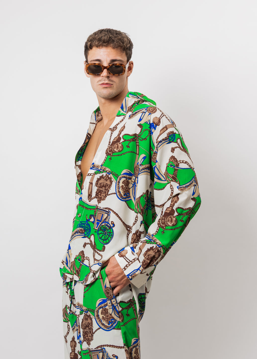 SET COWBOY PRINT  VISCOSA