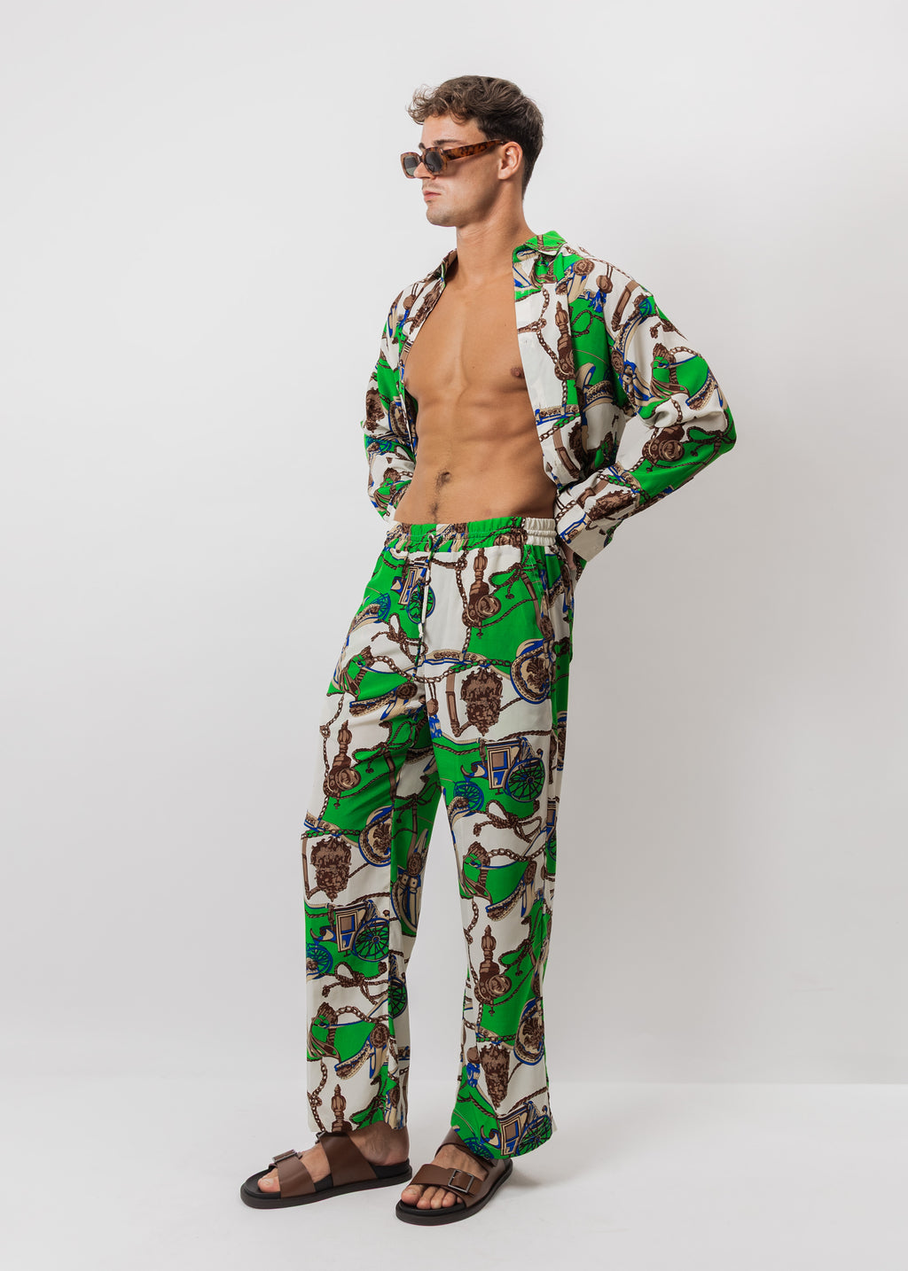 SET COWBOY PRINT  VISCOSA