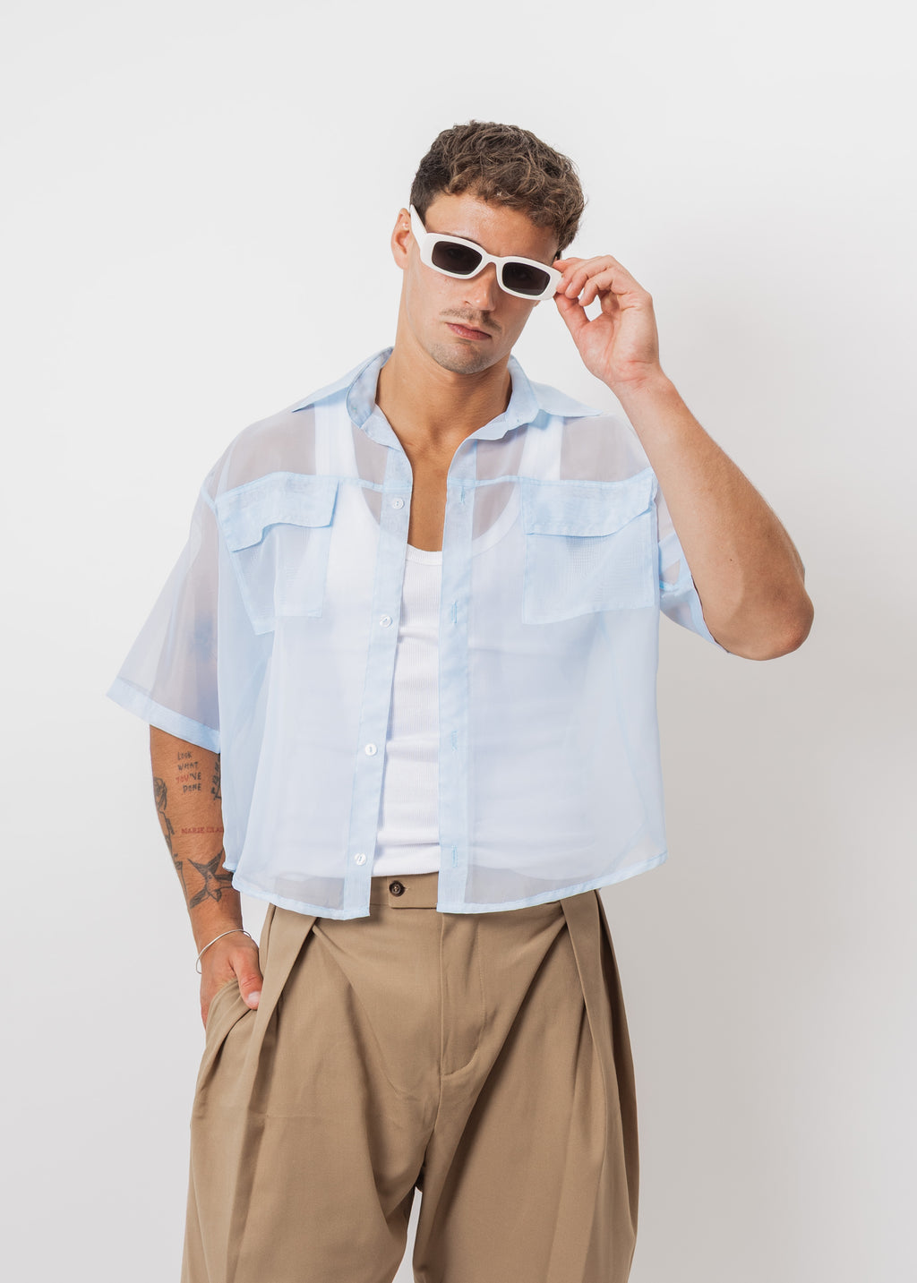 CAMISA ORGANZA BOX CUT