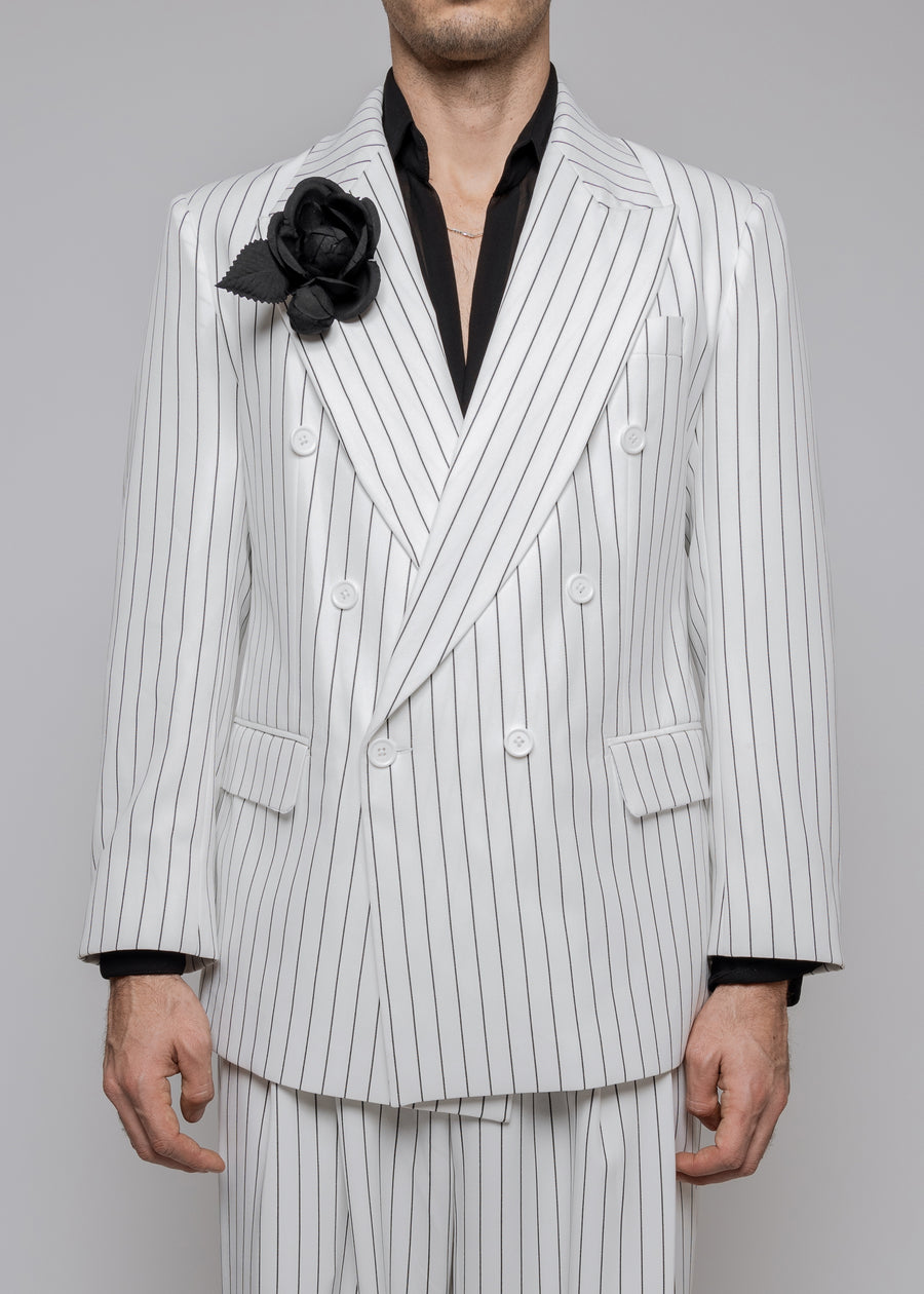 Dandy White Stripes Blazer