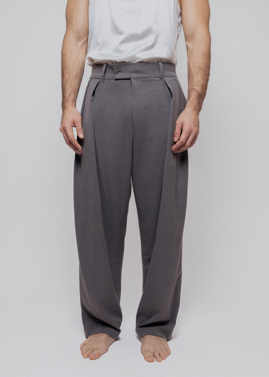 Extrabaggy Pants Gris Oxford