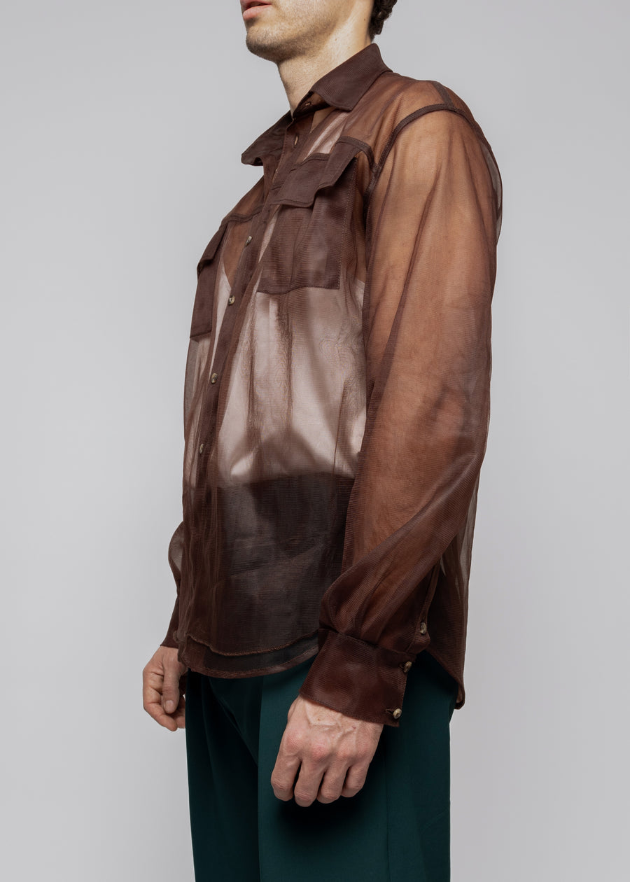 Tul Overshirt | Chocolate