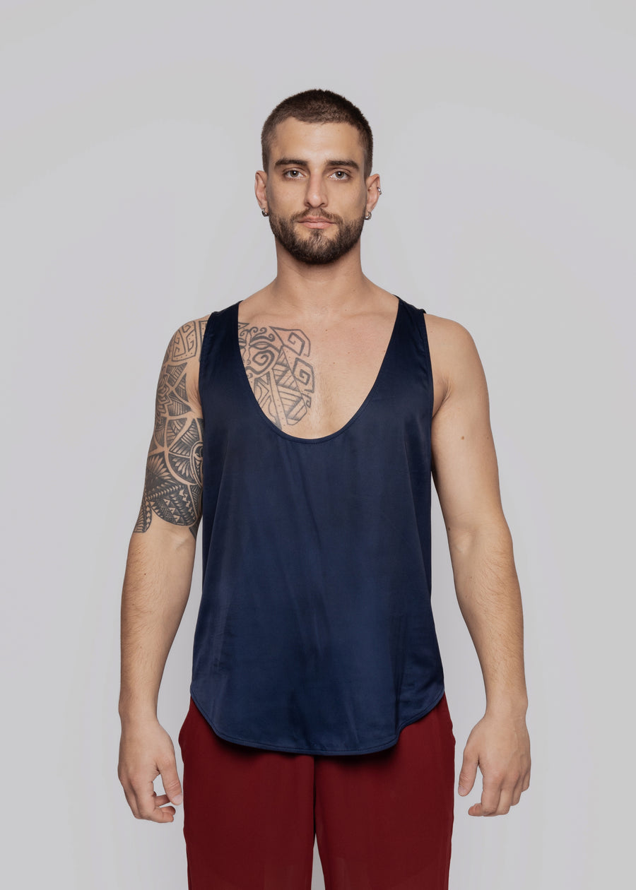 Silky TankTop Navy