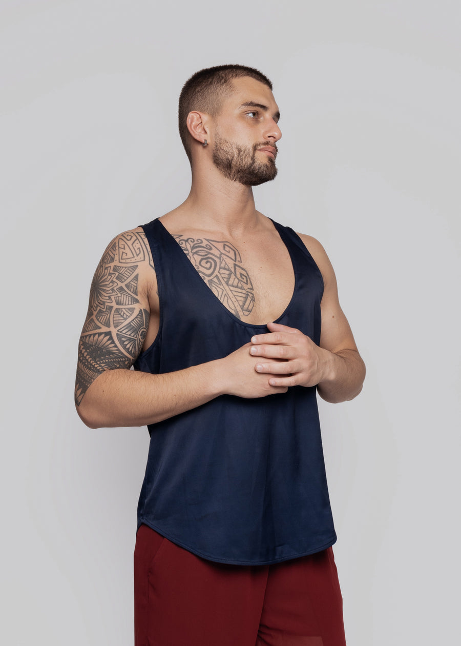 Silky TankTop Navy