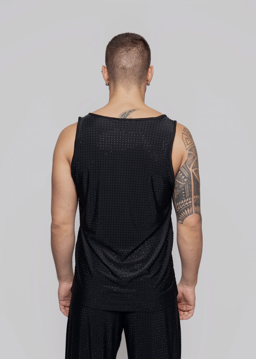 Ringstone black tank top