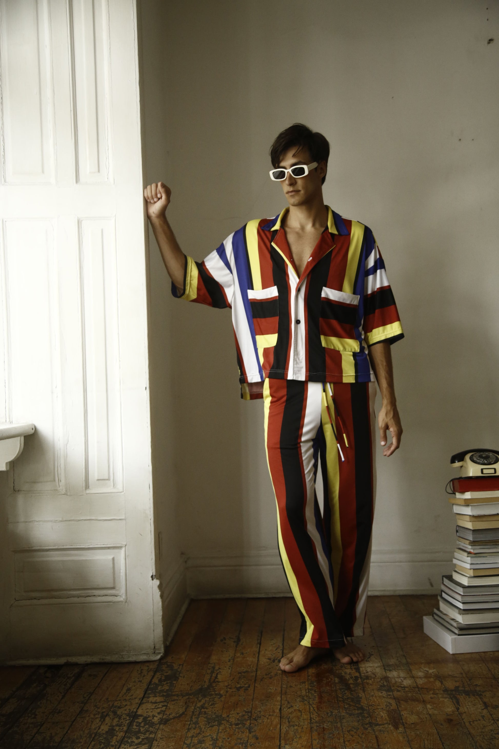 CAMISA MONDRIAN MANGA CORTA