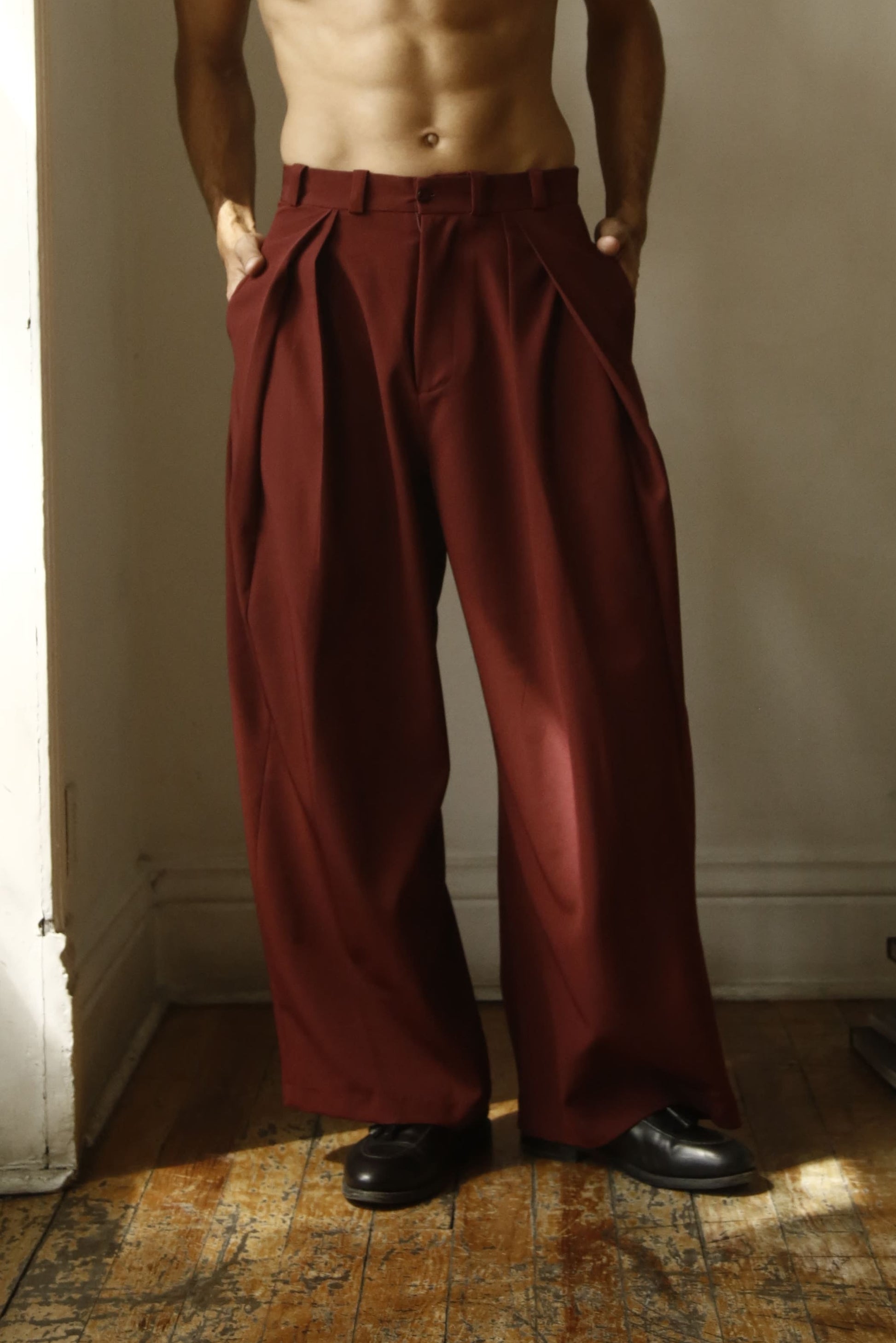 PANTALÓN VINO