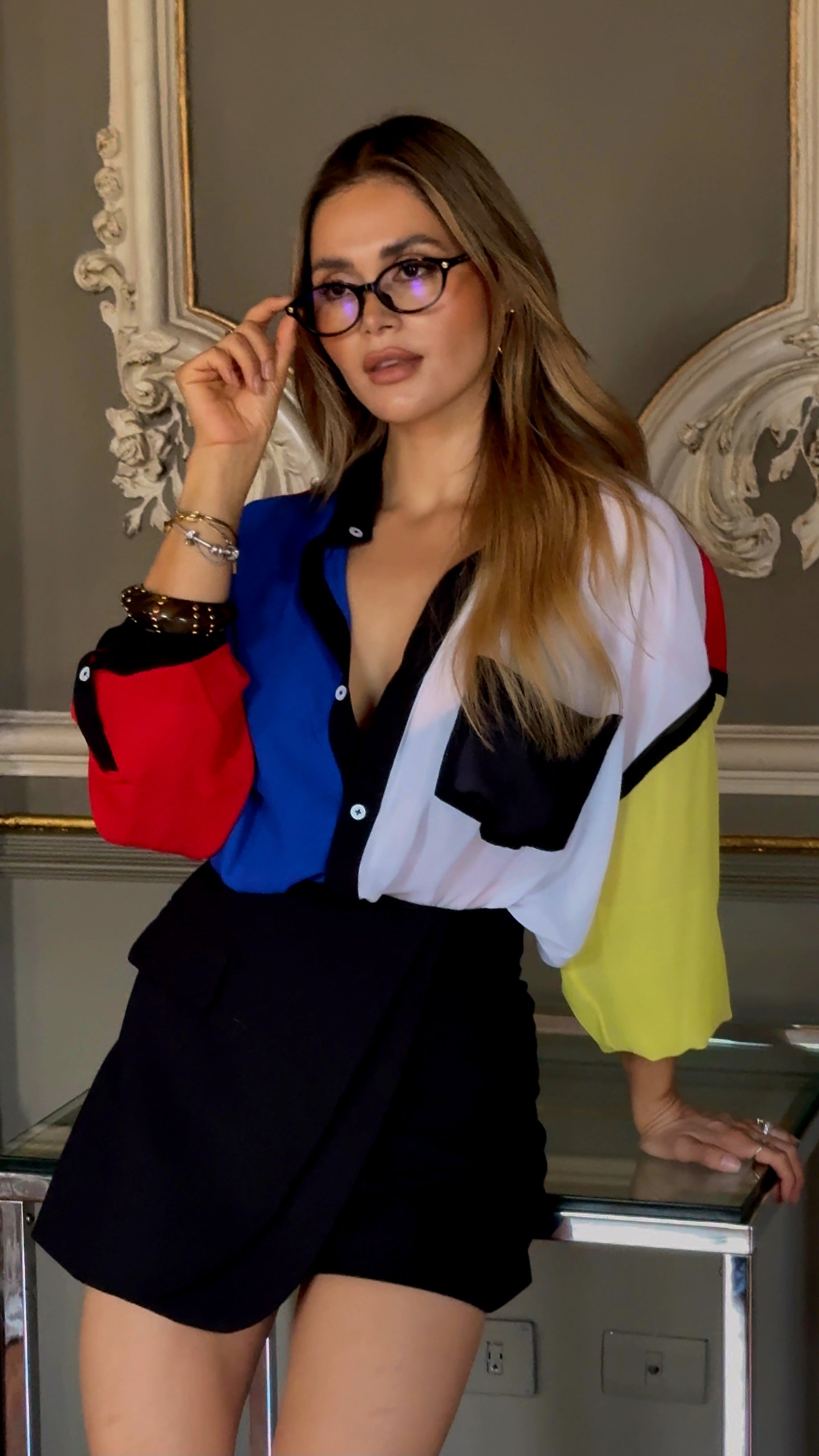 CAMISA MONDRIAN GASA