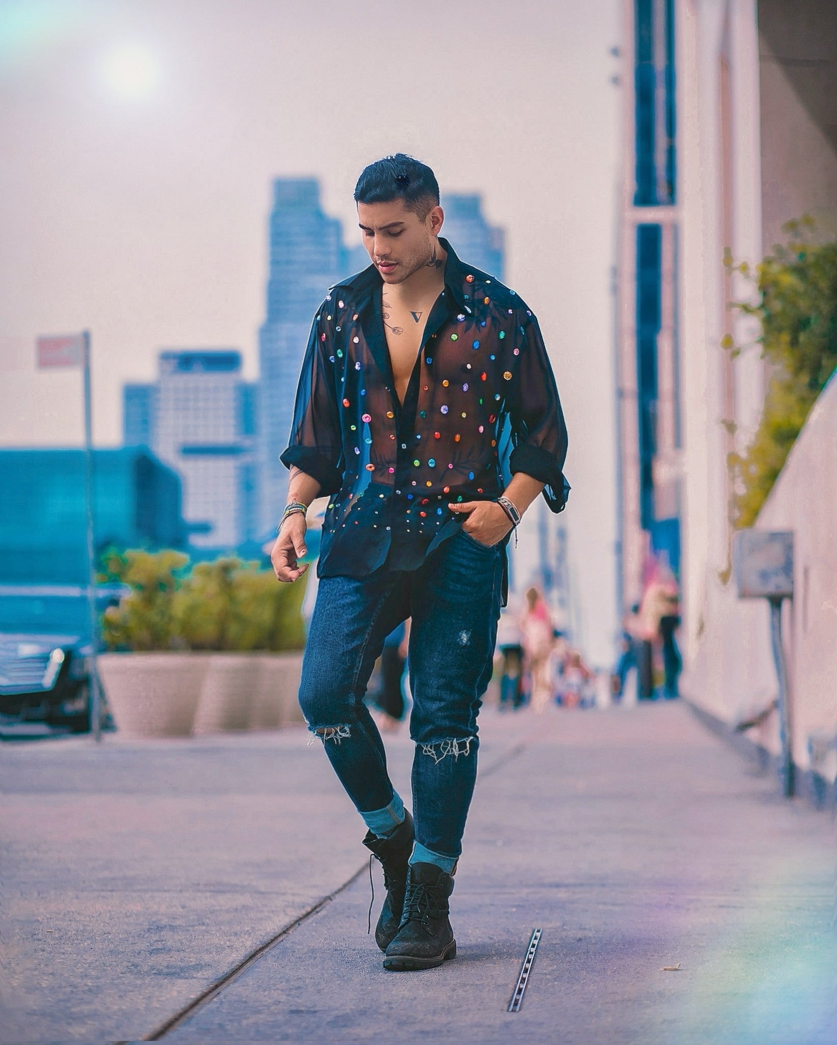CAMISA BEDAZZLE