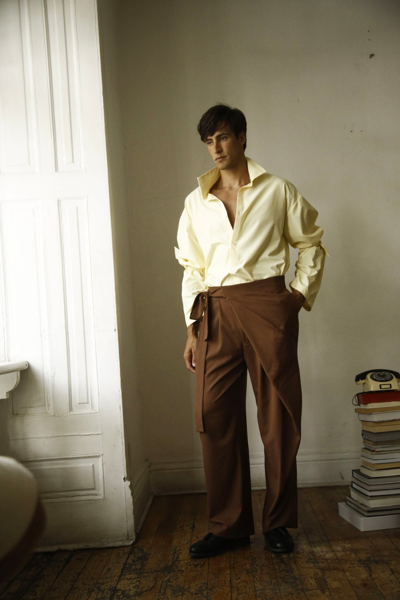 CAMISA NUDOS BUTTER YELLOW