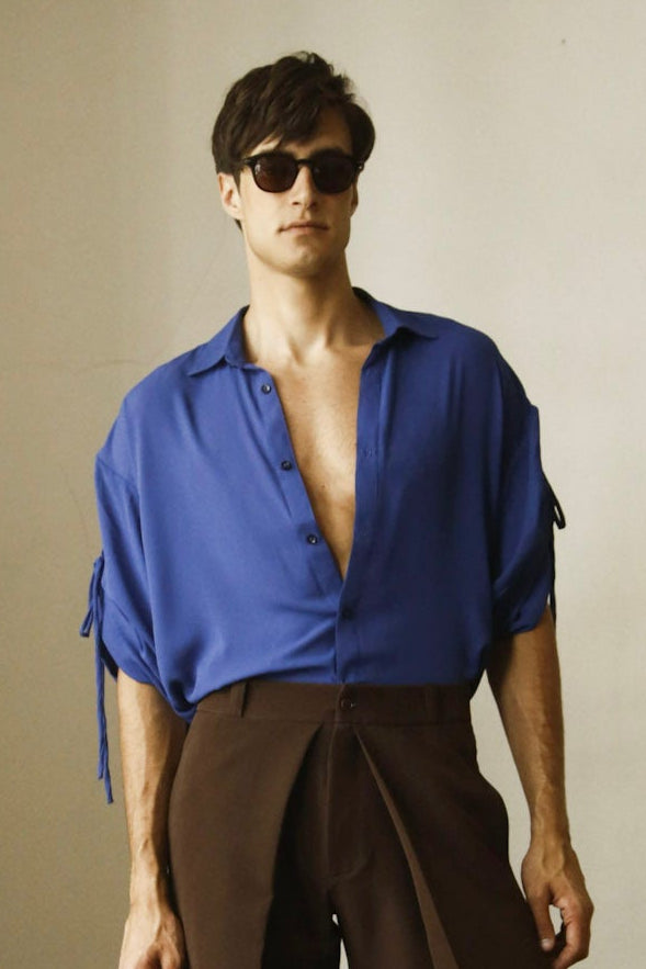 CAMISA AZUL REY GASA