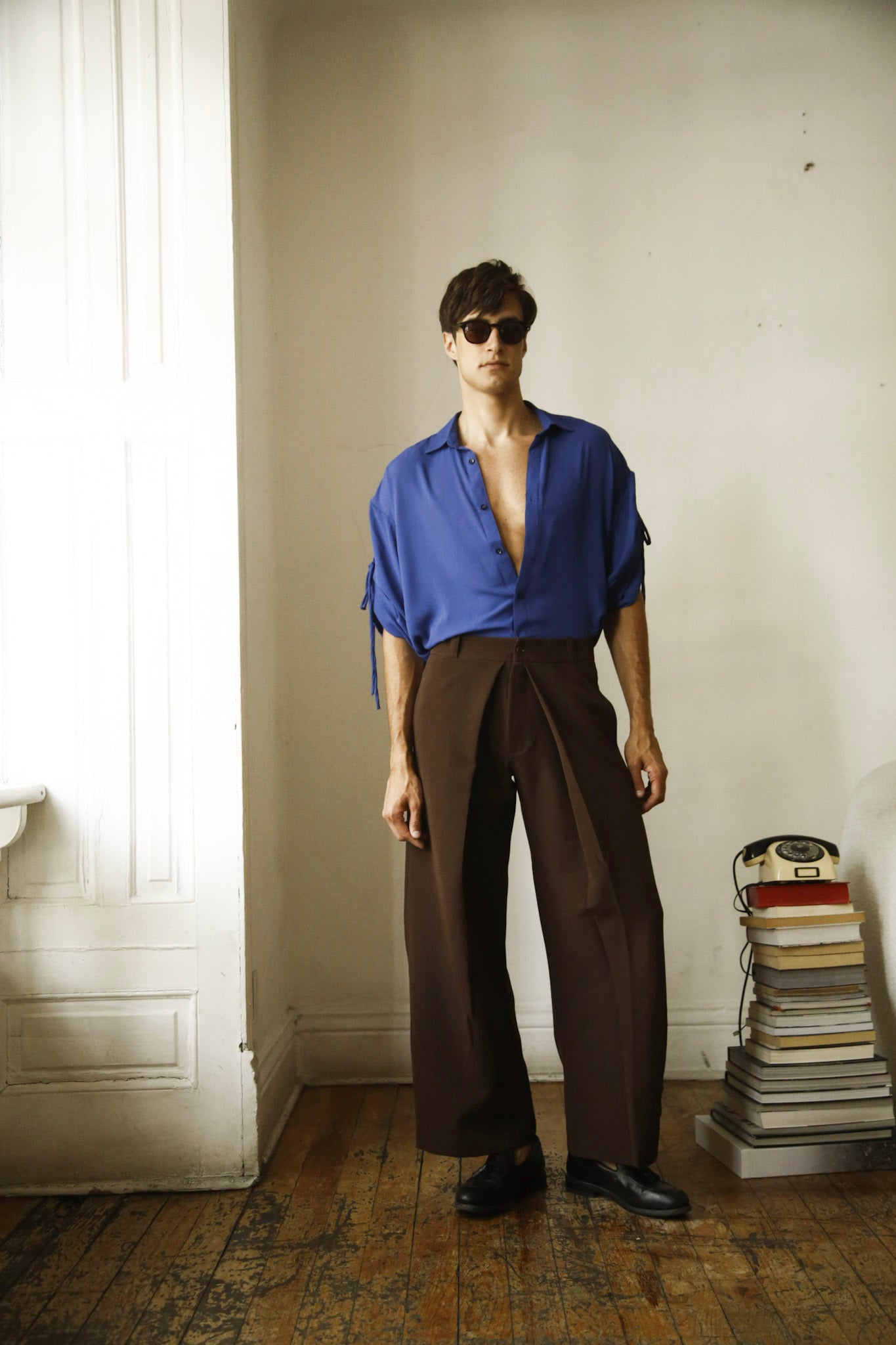 CAMISA AZUL REY GASA